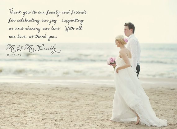  Wedding Thank You Card Wording Should Maintain Etiquette